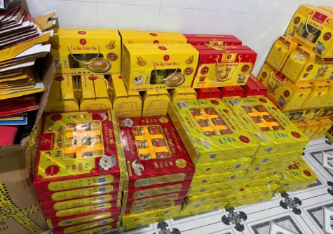 Công an Đồng Tháp khởi tố 2 bị can làm giả nhãn hiệu "Yến sào K.H."