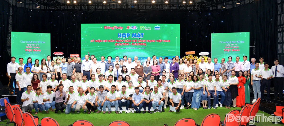 Báo và phát thanh, truyền hình Đồng Tháp họp mặt kỷ niệm 101 năm Ngày Báo chí Cách mạng Việt Nam