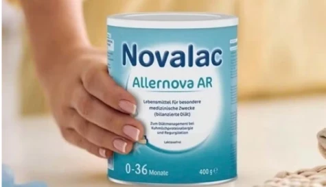 Cảnh báo ngừng sử dụng, thu hồi sữa bột trẻ em Allernova AR của Pháp