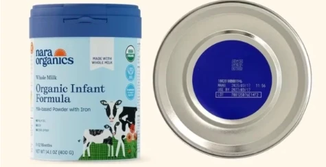 Yêu cầu thu hồi toàn bộ sữa bột Nara Organics sau 3 ca ngộ độc ở trẻ sơ sinh tại Mỹ