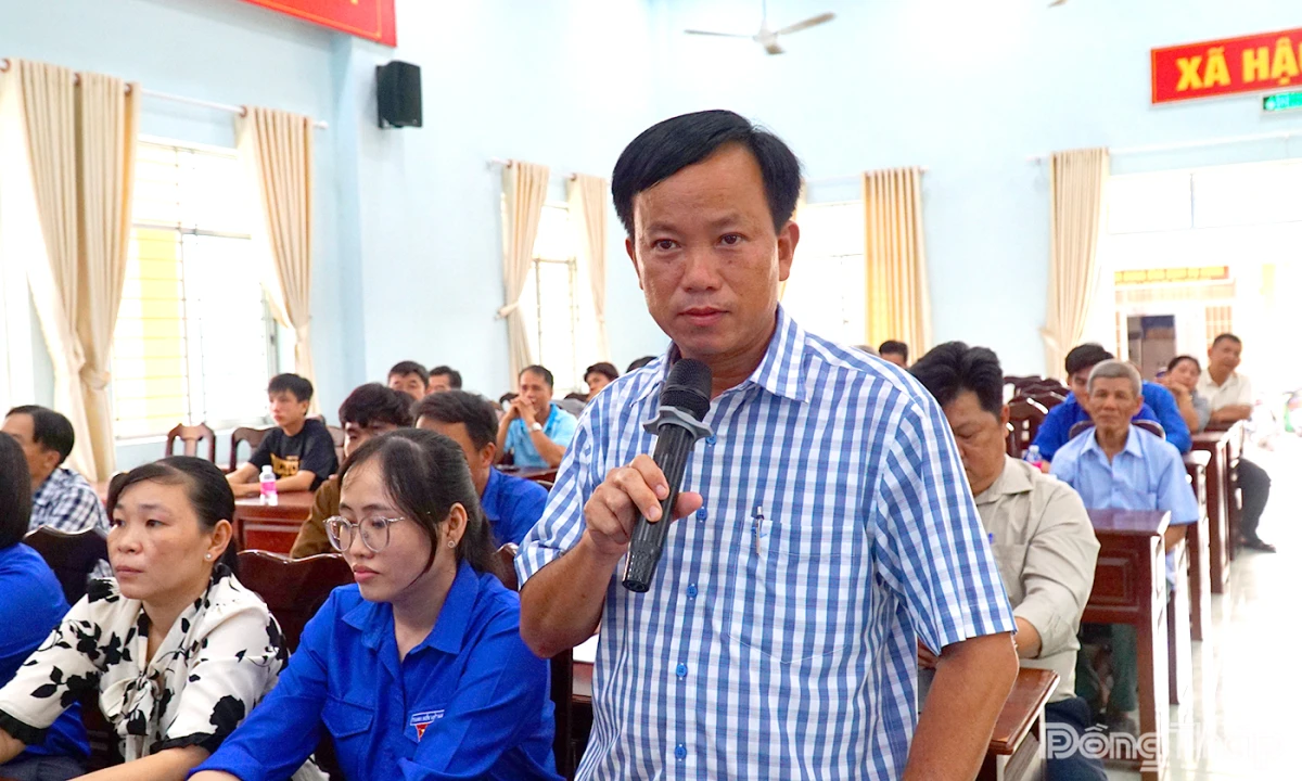 Cử tri xã Hội Cư và Hậu Mỹ quan tâm nhiều vấn đề dân sinh