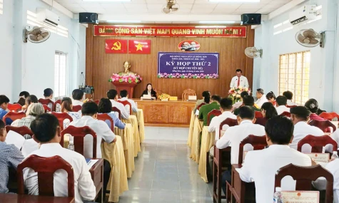 HĐND xã Đồng Sơn: Thông qua Nghị quyết về việc sắp xếp các ấp