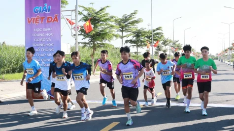 Tháp Mười tổ chức Giải việt dã học sinh THCS và THPT mở rộng năm 2026