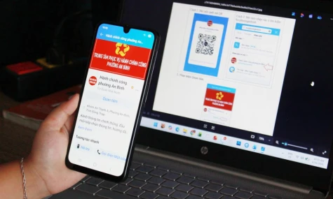 Phường An Bình: Mô hình tra cứu hồ sơ qua Zalo Official