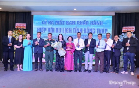 Ra mắt Ban Chấp hành Hiệp hội Du lịch tỉnh Đồng Tháp nhiệm kỳ 2023 - 2028