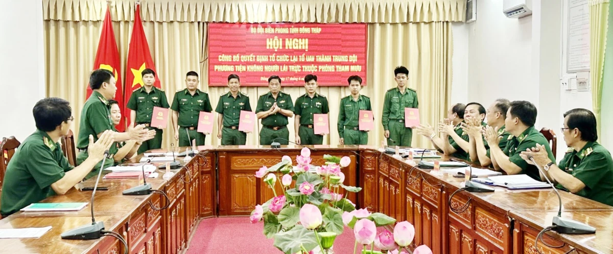 Đồng Tháp: Thành lập Trung đội phương tiện không người lái