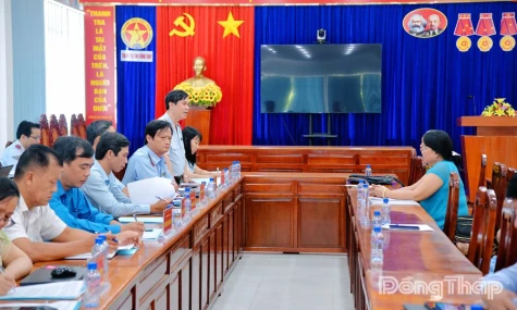 Đồng Tháp: Đối thoại với công dân liên quan Khu di tích Gò Tháp và Rừng tràm Gáo Giồng