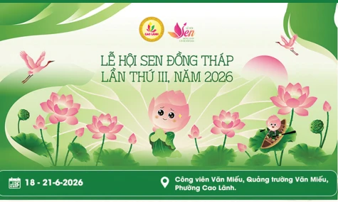 [Infographic] Các hoạt động diễn ra theo ngày tại Lễ hội Sen Đồng Tháp lần thứ III năm 2026 - “Về nghe Sen kể chuyện”