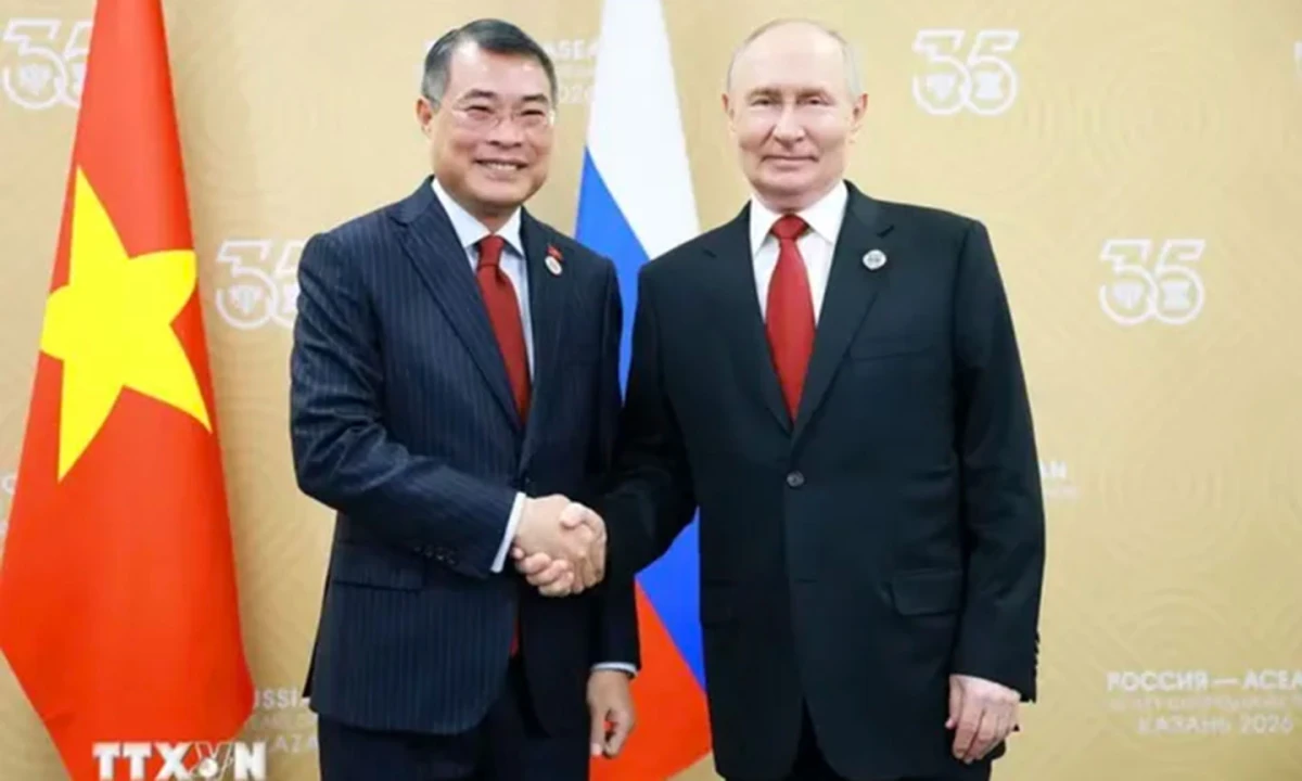 Thủ tướng Chính phủ Lê Minh Hưng hội kiến Tổng thống Nga Vladimir Putin