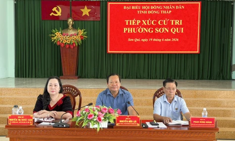 Đại biểu HĐND tỉnh Đồng Tháp: Kịp thời giải đáp những vấn đề cử tri quan tâm