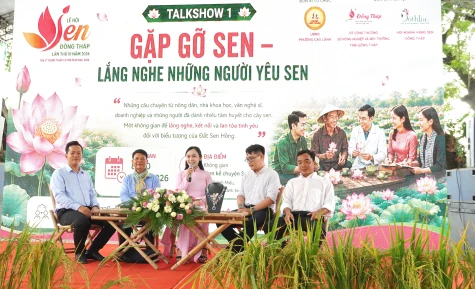 Tọa đàm gặp gỡ sen, lắng nghe những người yêu sen