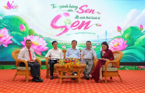 Từ sản phẩm sen đến hệ sinh thái kinh tế sen