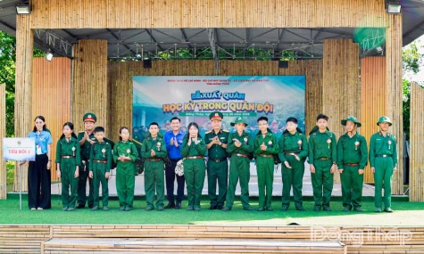 Đồng Tháp: 114 học sinh tham gia Chương trình “Học kỳ trong Quân đội” năm 2026