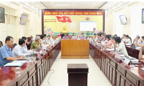 Hội thảo khoa học góp ý hồ sơ đề nghị công nhận Mỹ Thọ là xã An toàn khu