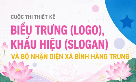 Xã Bình Hàng Trung tổ chức cuộc thi thiết kế logo, slogan và bộ nhận diện