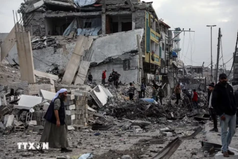 Dải Gaza đối mặt đồng thời sức ép an ninh và nhân đạo