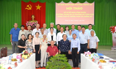 Hội thảo khoa học góp ý hồ sơ đề nghị công nhận phường Trung An là phường An toàn khu