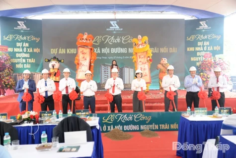Đồng Tháp: đang triển khai thi công 5 dự án nhà ở xã hội