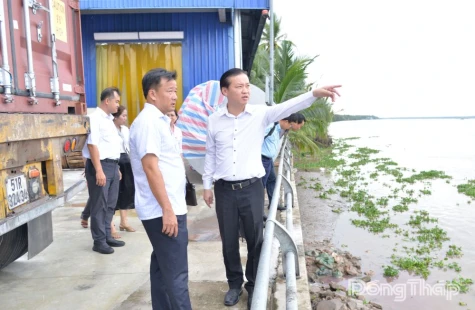 Đồng chí Nguyễn Phước Thiện tìm hiểu, tháo gỡ khó khăn cho doanh nghiệp