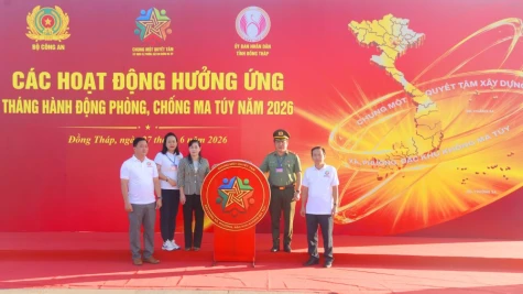 Đồng Tháp hưởng ứng Tháng hành động phòng, chống ma túy năm 2026