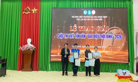 Tổng kết và trao giải cuộc thi viết tản văn “Giai điệu thời bình” năm 2026