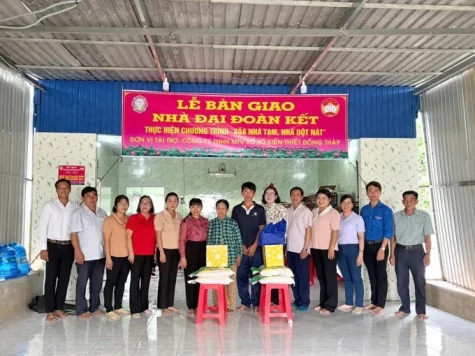 Đồng Tháp: Triển khai xây dựng 235 nhà Đại đoàn kết cho hộ nghèo trong đợt 1 năm 2026