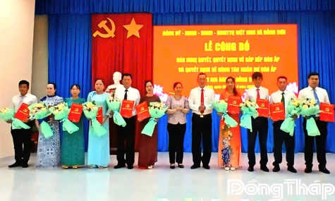 Xã Đồng Sơn công bố Quyết định thành lập ấp mới