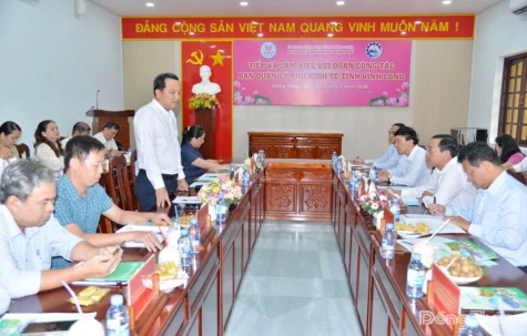 Ban Quản lý Khu kinh tế tỉnh Vĩnh Long tìm hiểu kinh nghiệm quản lý nhà nước đối với khu công nghiệp tại Đồng Tháp