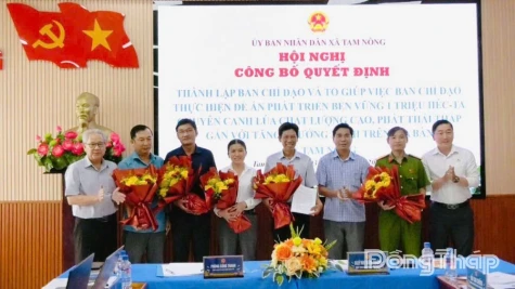 Xã Tam Nông: Thành lập Ban Chỉ đạo thực hiện Đề án 1 triệu héc-ta lúa chất lượng cao