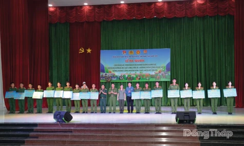 Ra quân Chiến dịch Hành quân xanh khối lực lượng vũ trang tỉnh Đồng Tháp