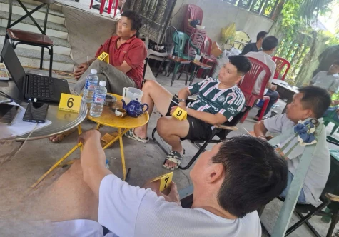 Triệt phá một tụ điểm cá độ bóng đá ăn thua bằng tiền