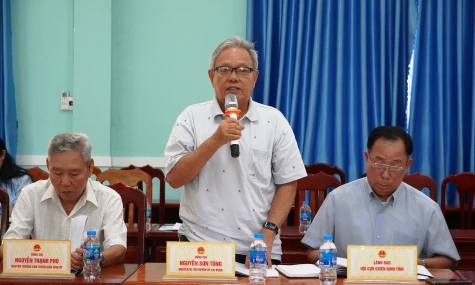 Hội nghị góp ý hồ sơ công nhận xã Phong Hòa là An toàn khu
