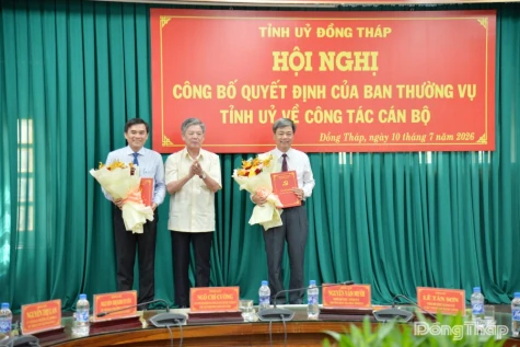 Đồng chí Nguyễn Văn Mười giữ chức Bí thư Đảng ủy các cơ quan Đảng tỉnh Đồng Tháp