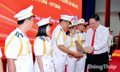 Đồng Tháp: Họp mặt kỷ niệm 80 năm Ngày truyền thống Thi hành án dân sự