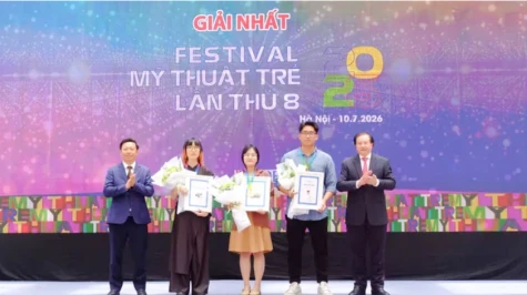 Trao 31 giải thưởng, tôn vinh sáng tạo của họa sĩ, nhà điêu khắc trẻ