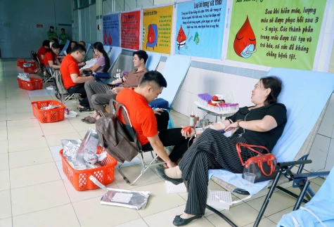 Xã Lấp Vò: Tiếp nhận 137 đơn vị máu từ đợt hiến máu tình nguyện