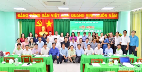 Báo và phát thanh, truyền hình Đồng Tháp: Công bố các quyết định về tổ chức bộ máy và công tác cán bộ
