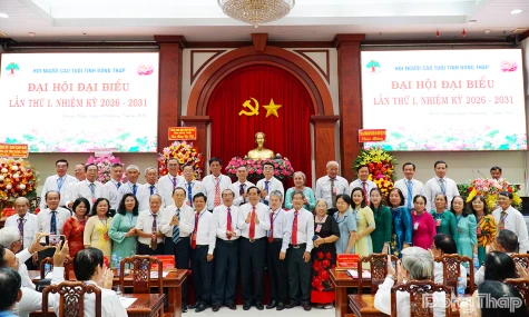 Đồng chí Nguyễn Ngọc Minh giữ chức Chủ tịch Hội Người cao tuổi tỉnh Đồng Tháp
