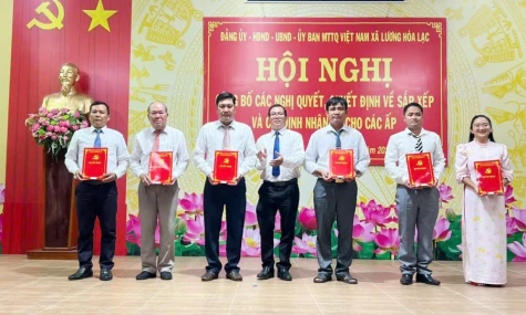 Xã Lương Hòa Lạc: Ổn định bộ máy, đổi mới phong cách phục vụ Nhân dân