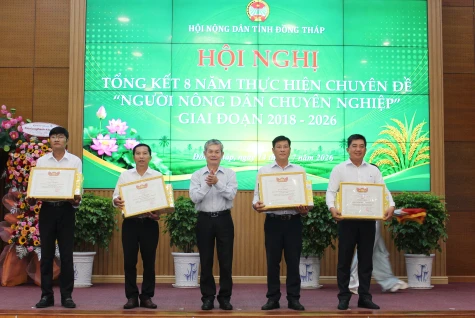Đồng Tháp: Hơn 48.850 nông dân được công nhận danh hiệu “Người nông dân chuyên nghiệp”