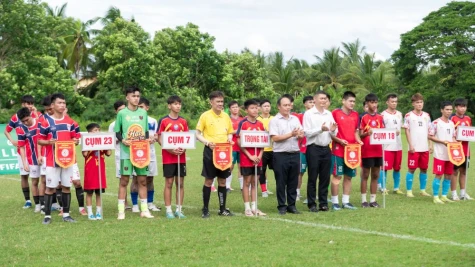 Khởi tranh môn bóng đá nam tại Đại hội Thể dục thể thao tỉnh Đồng Tháp lần thứ I