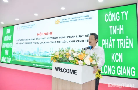 Đồng Tháp: Tuyên truyền, hướng dẫn quy định pháp luật về bảo vệ môi trường trong các khu công nghiệp, khu kinh tế