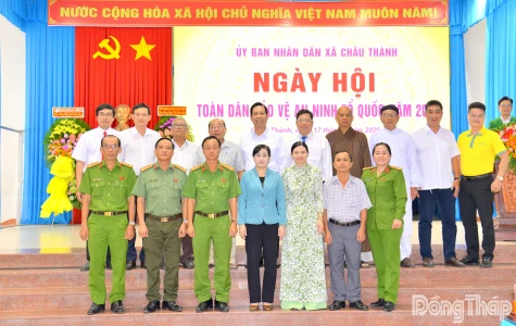 Xã Châu Thành quyết tâm xây dựng thế trận an ninh nhân dân vững chắc