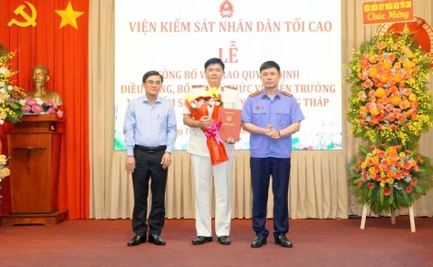 Đồng Tháp có tân Viện trưởng Viện Kiểm sát nhân dân tỉnh