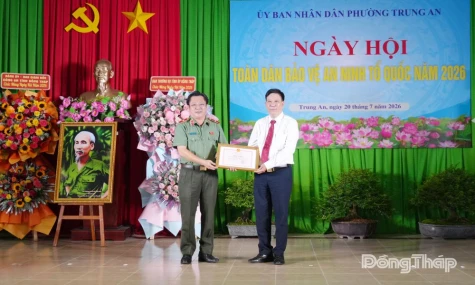 Phường Trung An:
Nhân rộng mô hình, điển hình tiên tiến trong Phong trào Toàn dân bảo vệ an ninh Tổ quốc
