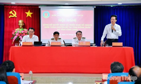 Kiểm toán Nhà nước công bố quyết định kiểm toán chuyên đề tại Đồng Tháp và Vĩnh Long