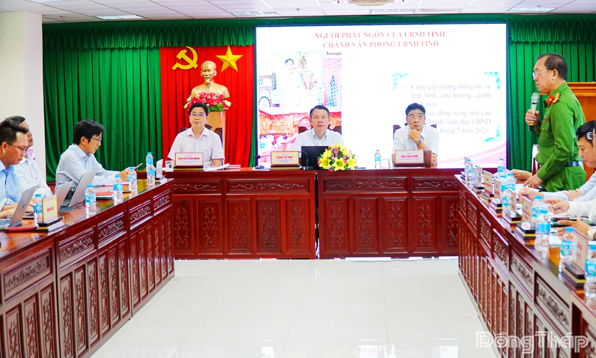 Hội nghị giao ban báo chí tháng 7: Định hướng tuyên truyền các nhiệm vụ trọng tâm của tỉnh