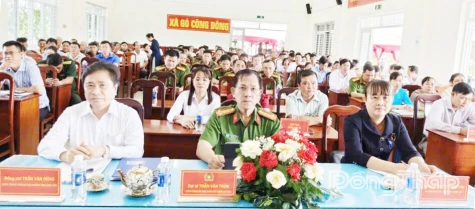 Xã Gò Công Đông: Phong trào Toàn dân bảo vệ an ninh Tổ quốc phát triển sâu rộng