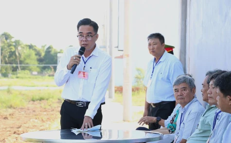 Cưỡng chế thu hồi đất thực hiện Dự án Đường D7 và Khu dân cư 2 bên đường