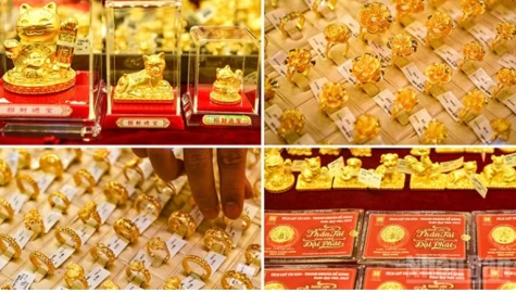 Giá vàng ngày 23-7: Vàng nhẫn, vàng miếng bốc hơi 7 triệu đồng/lượng